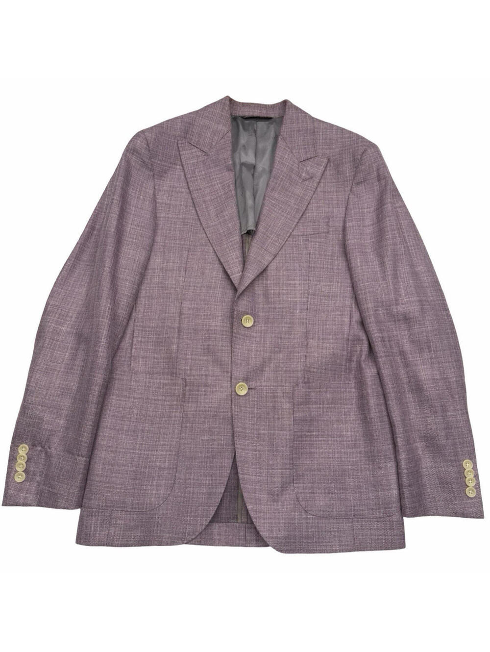 Jack Victor Marco Sport Coat Blazer Jacket Wool Silk Linen Pink Size US 38 R